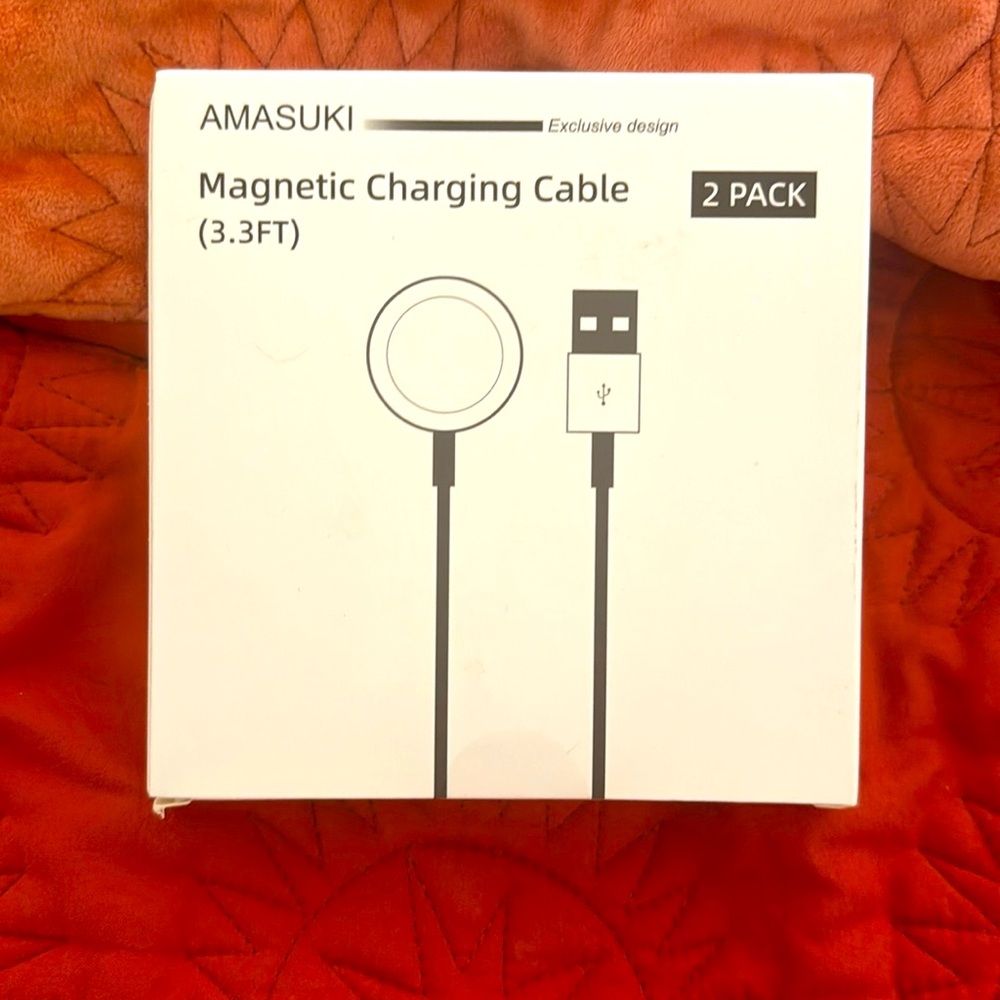 2 pack Apple Watch charger new in box